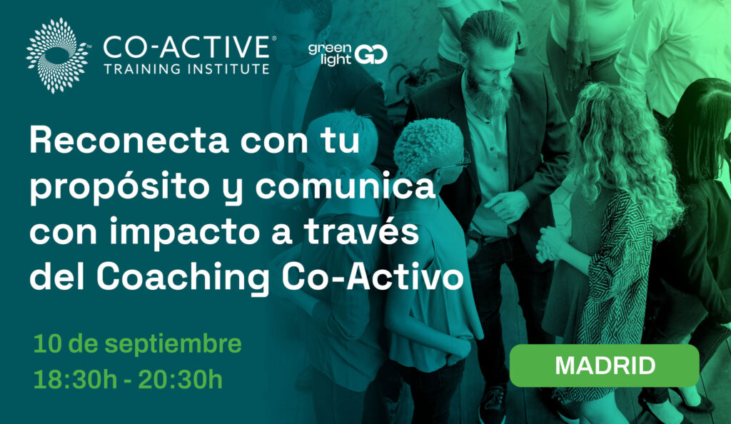 Reconecta con tu propósito y comunica con impacto a través del Coaching Co-Activo